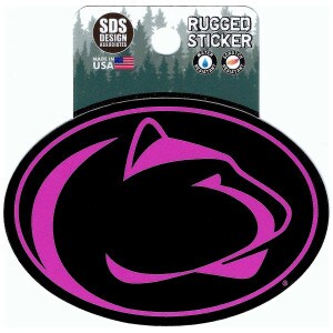 rugged sticker pink Penn State Athletic Logo